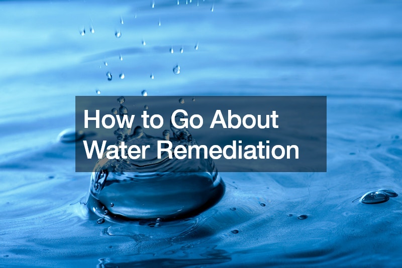 How to Go About Water Remediation