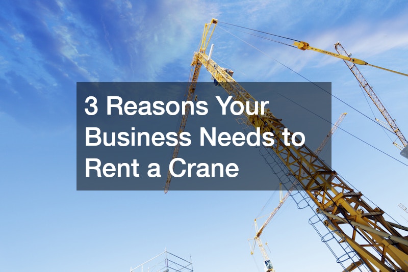 3 Reasons Your Business Needs to Rent a Crane